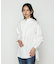 コットンサテンオルタージュ ロングシャツ