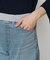 〔 TALLサイズ 〕 コットンストレッチデニム ウエストリブパンツ