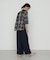シフォン×シャンブレーカッセン リバーシブルパンツ
