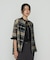 〔 TALLサイズ 〕 シルクドビーチェックビックシルエットシャツ羽織