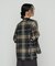 〔 TALLサイズ 〕 シルクドビーチェックビックシルエットシャツ羽織