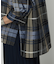 〔 TALLサイズ 〕 シルクドビーチェックビックシルエットシャツ羽織