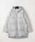 ライトナイロンタフタ  フード付きダウンコート