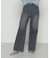 〔 Sサイズ 〕 10.5オンスセンタープレス ワイドデニムパンツ