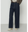10.5オンスセンタープレス ワイドデニムパンツ