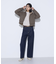 10.5オンスセンタープレス ワイドデニムパンツ