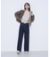 10.5オンスセンタープレス ワイドデニムパンツ