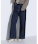 10.5オンスセンタープレス ワイドデニムパンツ