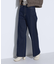 10.5オンスセンタープレス ワイドデニムパンツ