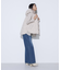 10.5オンスセンタープレス ワイドデニムパンツ