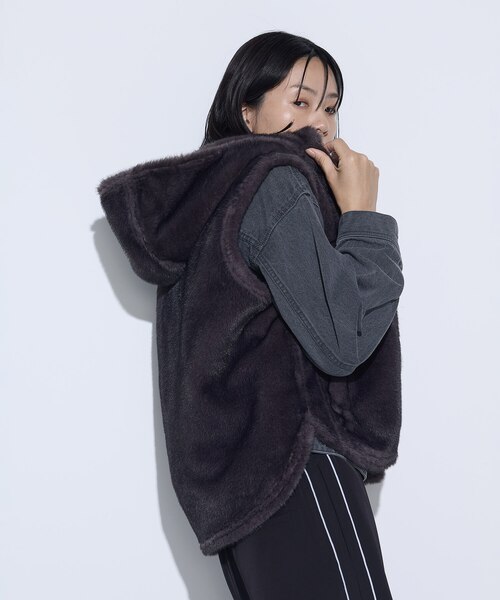 EDIT.FOR LULU TAVUSMILANO ボアリバーシブル エコファー EDIT.FOR LULU TAVUSMILANO ボアリバーシブル エコファー