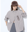 タイプライターミニチェック シャツ