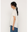 バーズアイ アシンメトリーデザインTシャツ