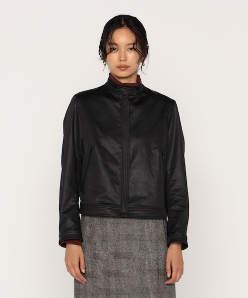 美品 コムサ最高峰ARTISANアルチザン 黒レザー シングルライダース 美品 コムサ最高峰ARTISANアルチザン 黒レザー シングル