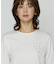 スーピマバイオシルスムース ビジュー刺繍Tシャツ