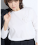 スーピマバイオシルスムース ビジュー刺繍Tシャツ