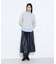 〔 TALLサイズ 〕 サテンチンツ コンビネーションプリーツスカート