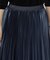 サテンチンツ コンビネーションプリーツスカート