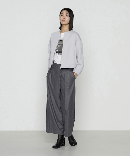 ノーカラーブルゾン　かなた sama ノーカラーブルゾン かなた sama ノーカラーブルゾン かなた