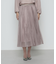 マットカルゼオーガンジー プリーツスカート