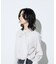 〔 TALLサイズ 〕 リヨセルストライプ ボウタイブラウス