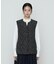 〔 Sサイズ 〕 ファンシーツイード キーネックカラージレ