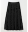 ドットプリント プリーツスカート