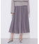 〔 TALLサイズ 〕 ソフトチュール×ウーリー分繊トリコット広巾 スカート