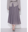 〔 TALLサイズ 〕 ソフトチュール×ウーリー分繊トリコット広巾 スカート