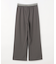 コンパクトハリジャージー ワイドパンツ