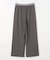 コンパクトハリジャージー ワイドパンツ