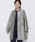 シルクチェック コンバーチブルステンカラーコート