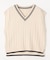 ケーブル編 ニットベスト