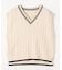 ケーブル編 ニットベスト