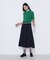 T／W2WAYストレッチ 単品プリーツスカート