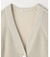 〔 TALLサイズ 〕 和紙混ドライタッチ ニットカーディガン