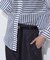 〔 Sサイズ 〕 コットンシルク シアーストライプシャツ