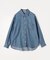 〔 +サイズ 〕 テンセル/リネンデニム シャツ