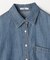 〔 +サイズ 〕 テンセル/リネンデニム シャツ