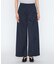 ヴィスコースレープサテン サイドタックワイドパンツ