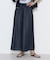 〔 TALLサイズ 〕 割繊×シフォン プリーツパンツ