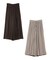 〔 TALLサイズ 〕 割繊×シフォン プリーツパンツ