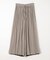 〔 TALLサイズ 〕 割繊×シフォン プリーツパンツ
