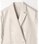 〔 TALLサイズ 〕 リネン／トリアセテートストレッチ ダブルブレストジャケット