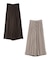 割繊×シフォン プリーツパンツ