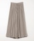 割繊×シフォン プリーツパンツ