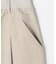 高密度リネンストレッチ バレルパンツ