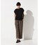 〔 TALLサイズ 〕 スーピマコットンポンチ肩タックデザインTシャツ