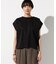 〔 TALLサイズ 〕 スーピマコットンポンチ肩タックデザインTシャツ