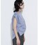 〔 TALLサイズ 〕 スーピマコットンポンチ肩タックデザインTシャツ